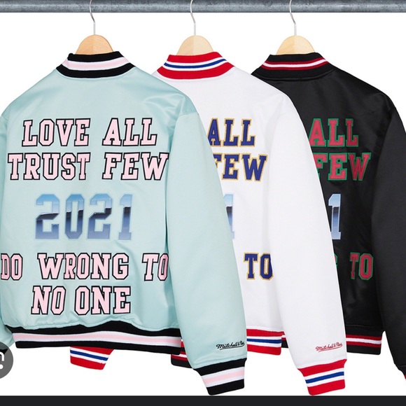 Supreme Mitchell & Ness Satin Varsity
Jacket - Picture 8 of 12